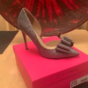 Betsey Johnson Pewter d’Orsay Pumps